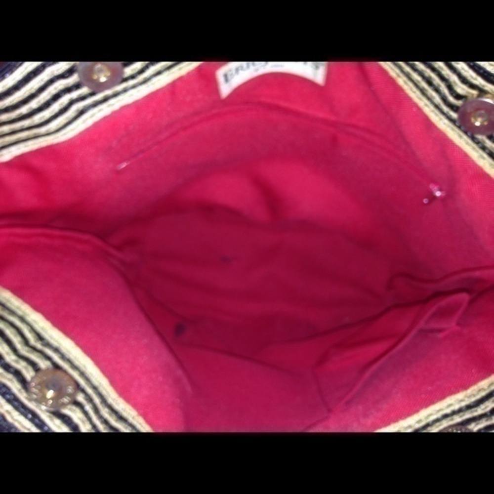 Eric javits woven tote shoulder bag - Picture 7 of 8